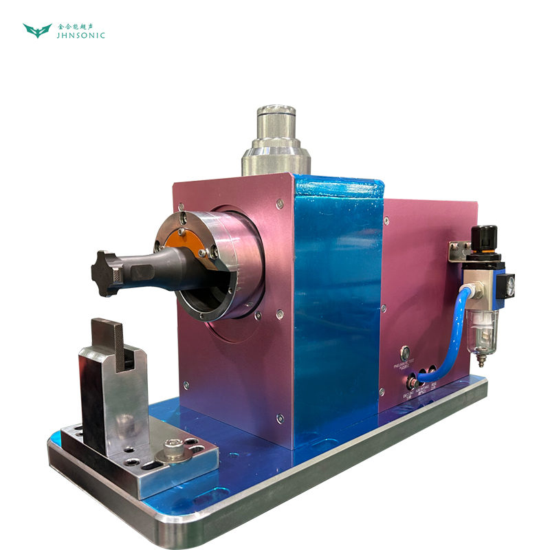 Máquina de soldadura ultrasónica de metales 2042-3 con cilindro incorporado + níquel de 0,2 mm + lámina de cobre de 60 capas.