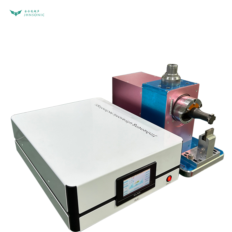 Máquina de soldadura ultrasónica de metales 2042-3 con cilindro incorporado + níquel de 0,2 mm + lámina de cobre de 60 capas.