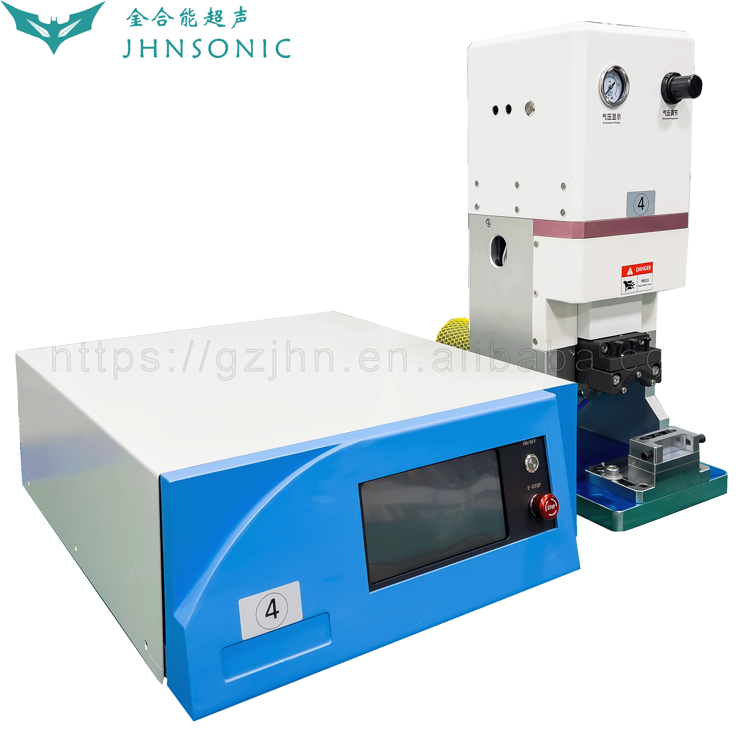 Máquina de soldadura terminal ultrasónica automática con posicionamiento visual